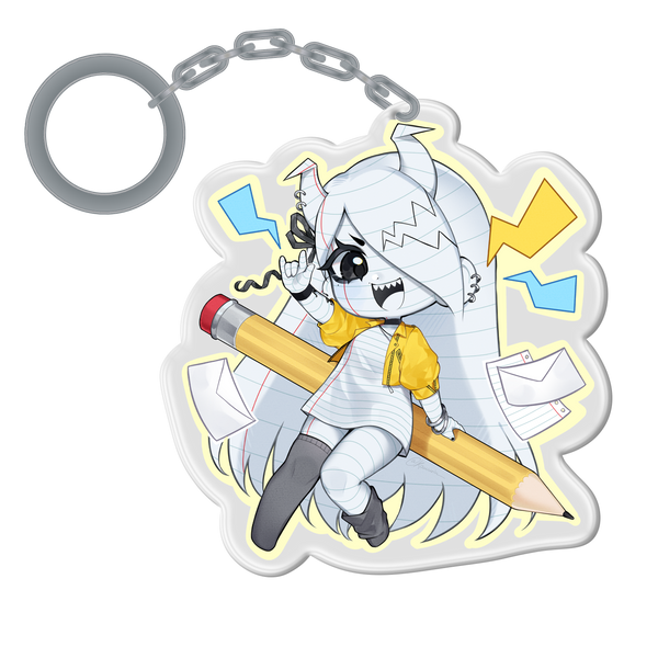 Atlas Anarchy Acrylic Keychain