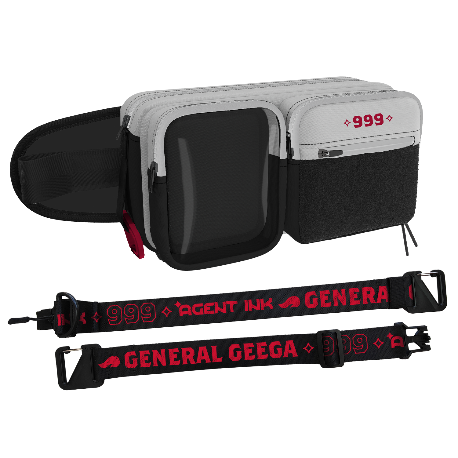 Geega Agent Ink Sling Bag and Strap