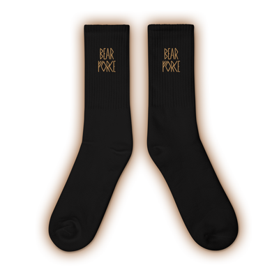 KungenTV Bear Force Embroidered Socks