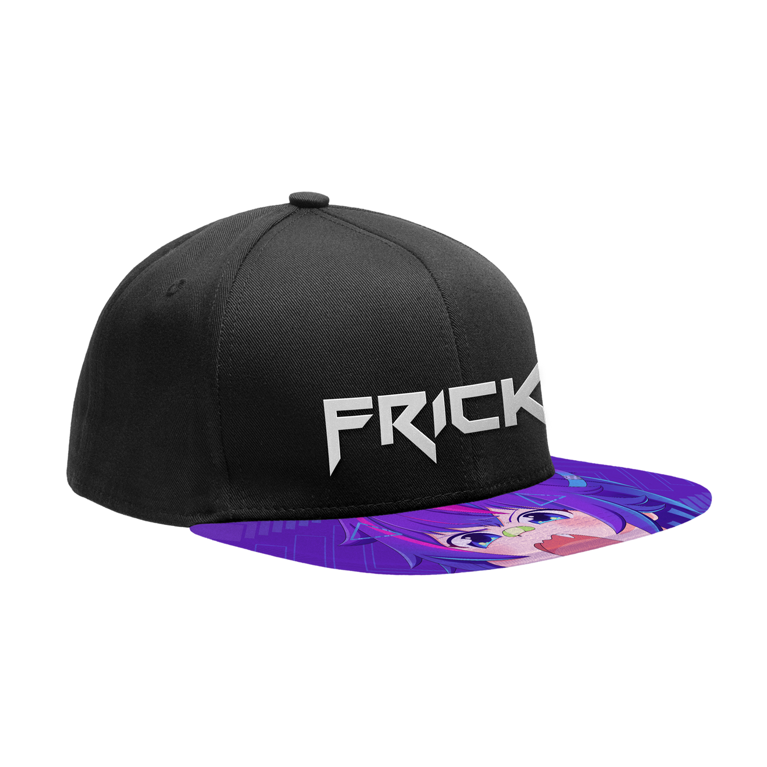 "What the frick?!" Snapback Hat - Angy Waifu Edition