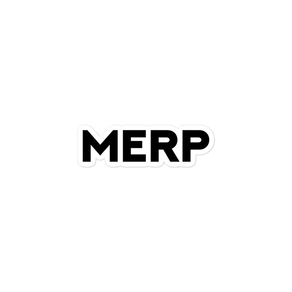 MERP 3 Bubble-free stickers